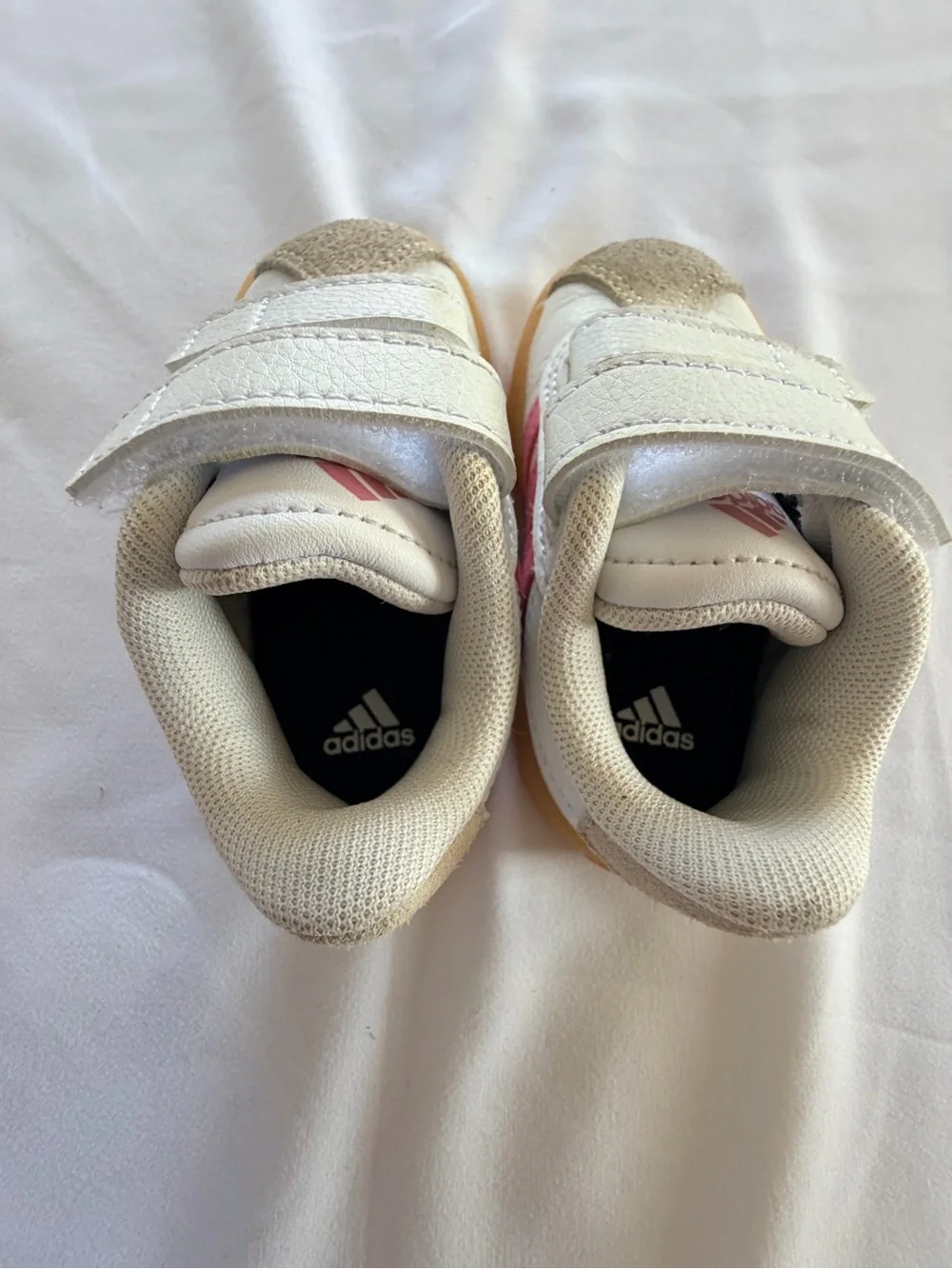 ADIDAS VL Court 3.0 Toddler Sneakers- Size 5 Kids - Bliss Pink/White - Like New
